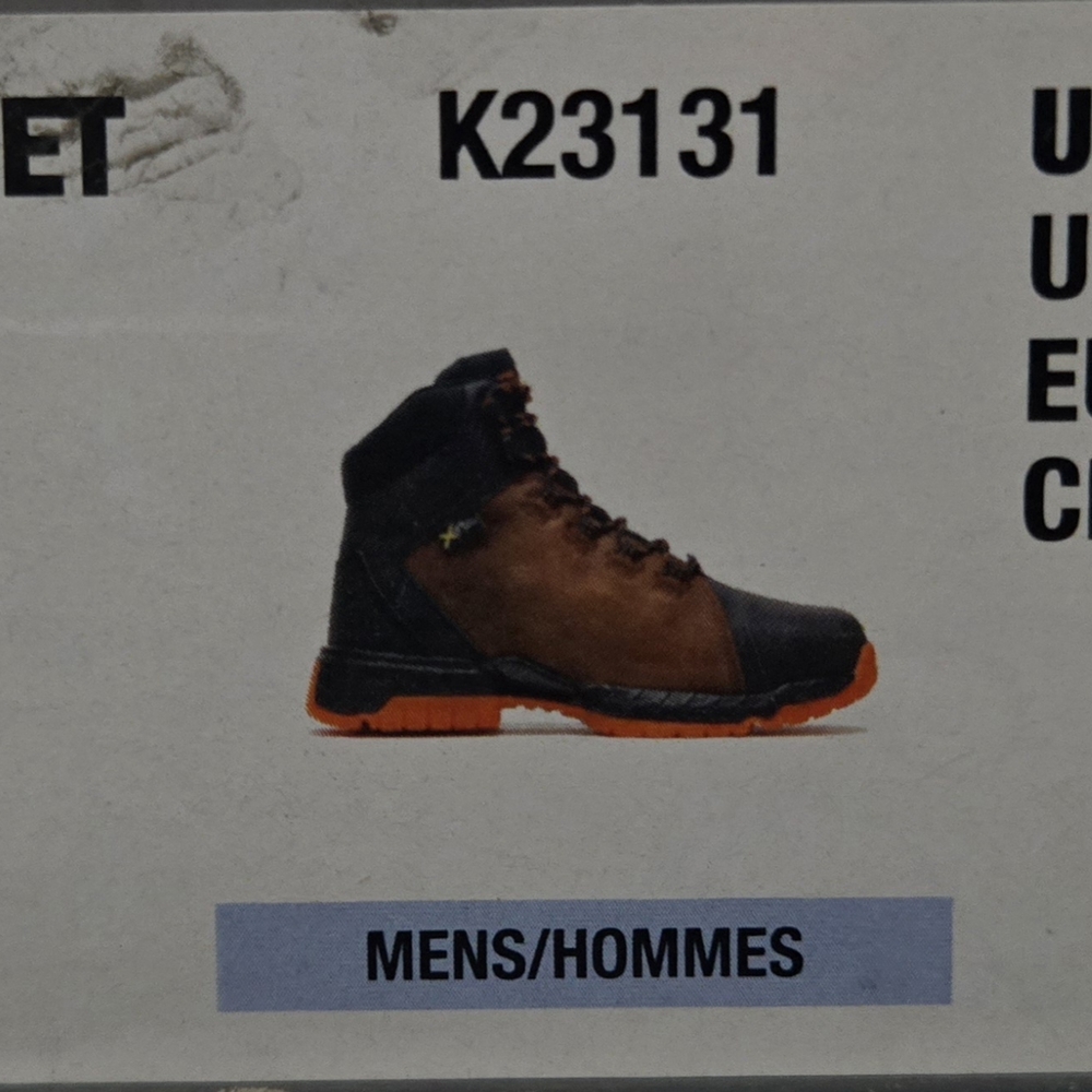 HYTEST Black and Brown Rugged Lace-Up Boots with Non-Slip Sole